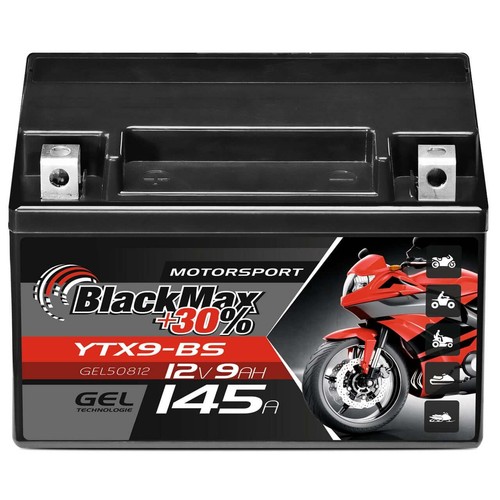 Blackmax ytx9 motorrad - blackmax, gel