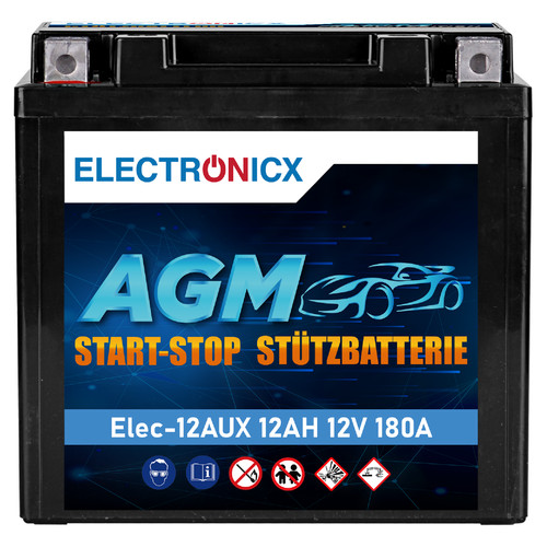Premium agm batterie 12v 12ah - agm,