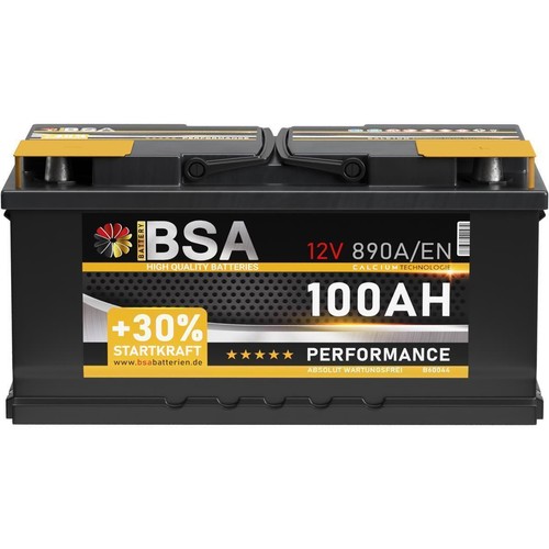 Bsa autobatterie 100ah - bsa, +30%
