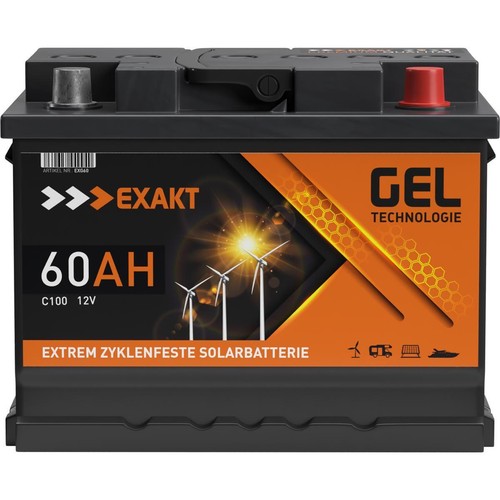 Gel batterie 60ah 12v - gel,