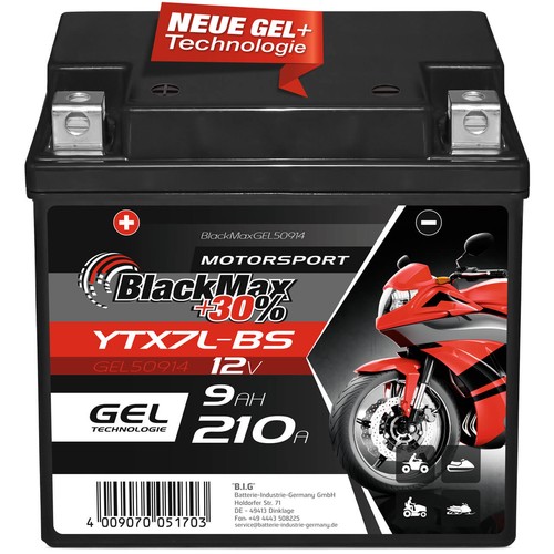 Blackmax yb9 motorrad gel - blackmax, yb9-b