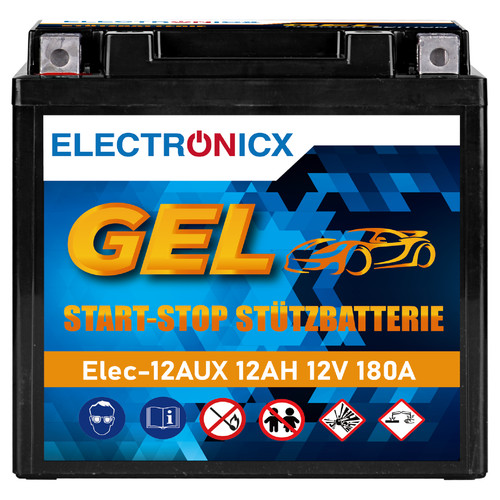Gel stützbatterie 12v 12ah - stützbatterie,