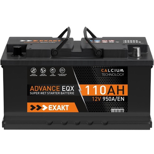 Exakt autobatterie 12v 110ah - exakt,