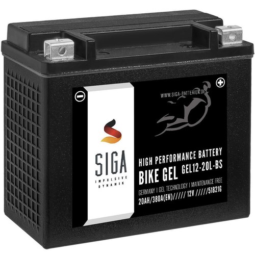 Gel motorrad batterie 20ah - motorrad,