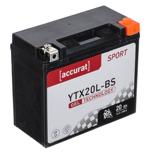 Motorradbatterie ytx20l gel - motorradbatterie, ytx20l-bs
