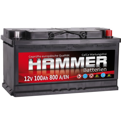 Hammer 12v 100 - 12v, ah