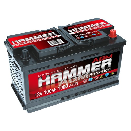 Agm autobatterie 12v 100ah - autobatterie,
