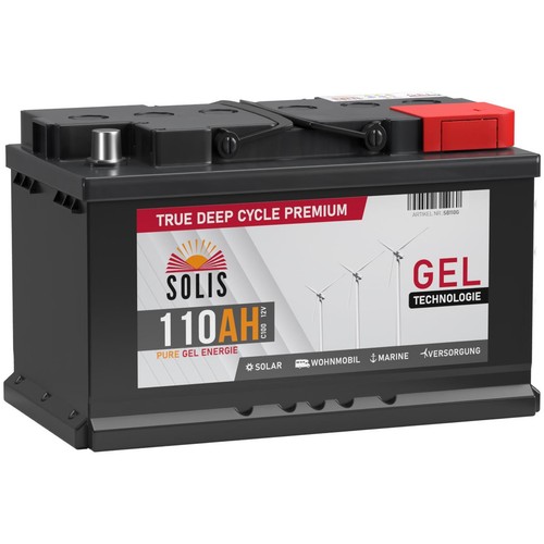 Gel batterie 110ah 12v - gel,