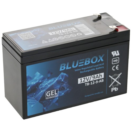 Bluebox 12v 9ah - 12v, gelakku