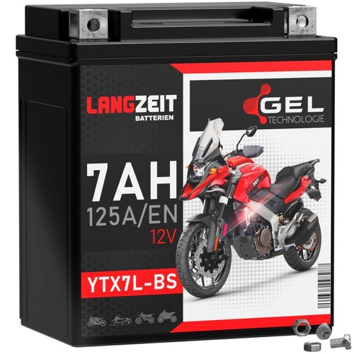 Langzeit motorrad gel batterie - langzeit,
